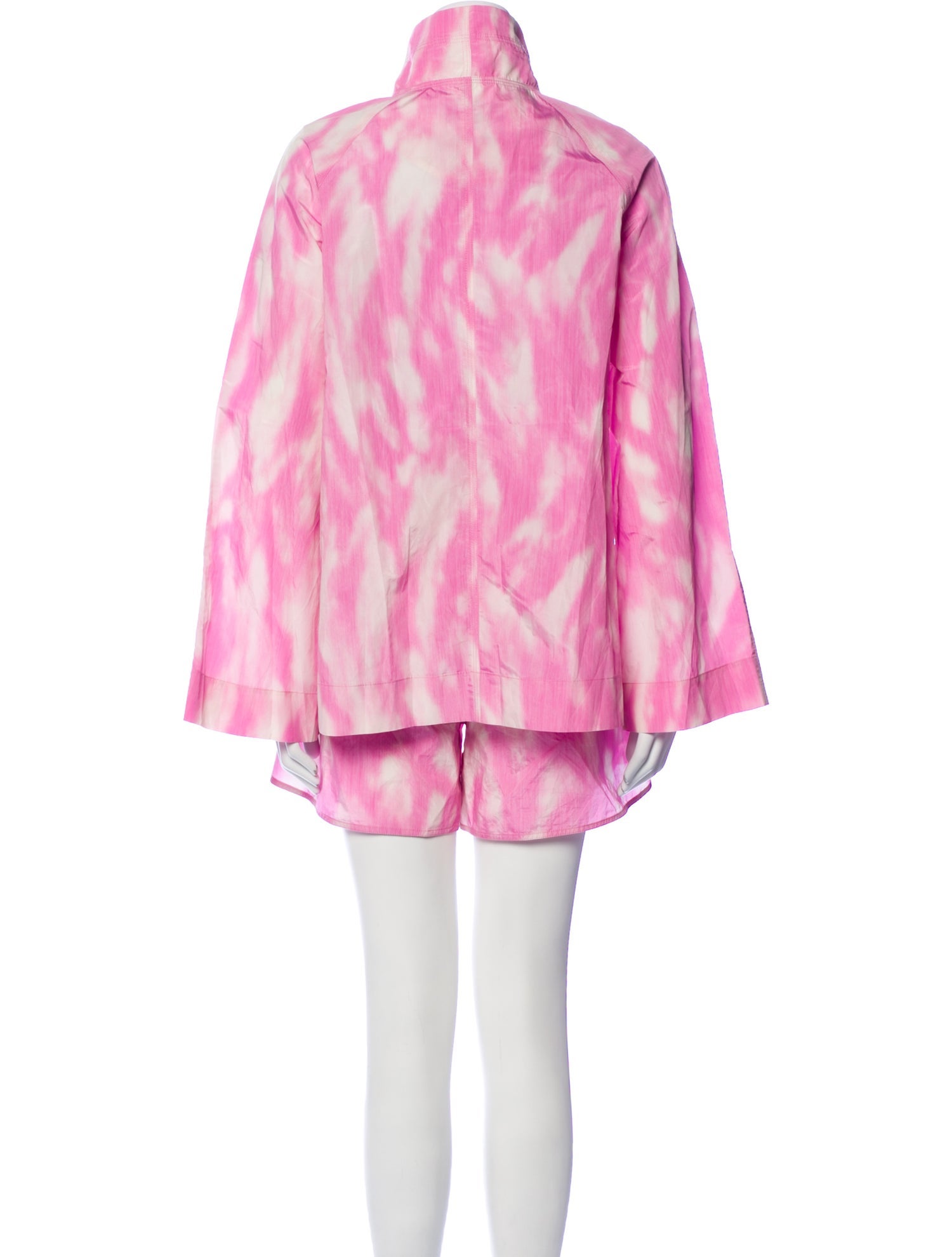 Ganni Tie-Dye Print Short Set